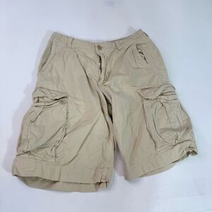 Banana Republic Cargo Shorts Mens 32 Tan Relaxed Fit Baggy Y2K Long
